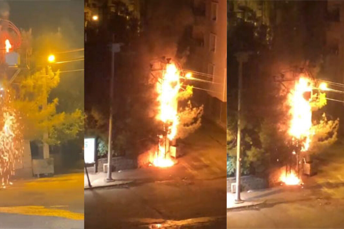 Siverek’te elektrik trafosu bomba gibi patladı