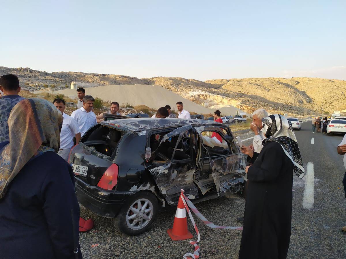 Adıyaman da otomobiller çarpıştı: 7 yaralı