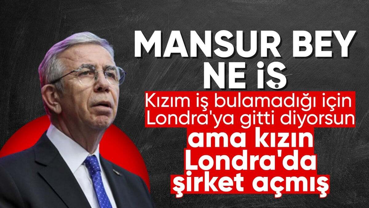 Mansur Yavaş, kızının iş bulamadığı için Londra’ya gittiğini söylüyordu: Şirket açtığı ortaya çıktı
